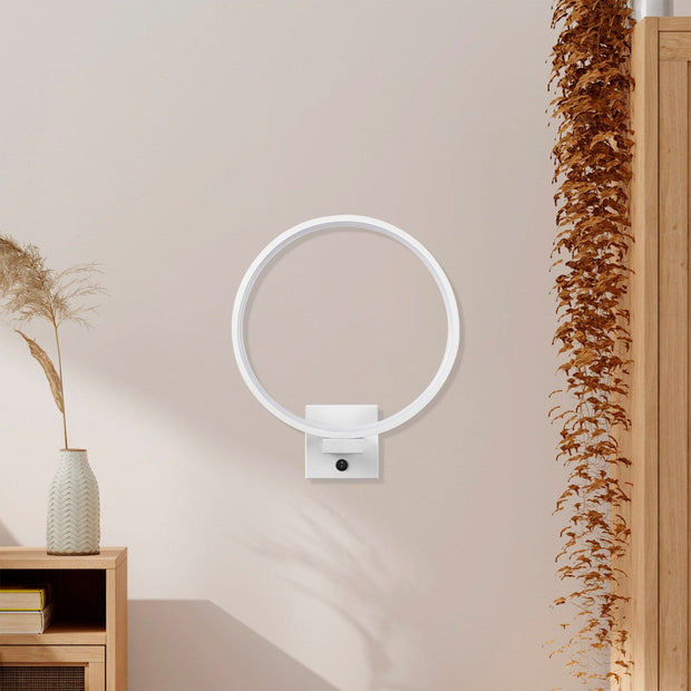 Asir Lampada da parete Halka 13310 Bianco