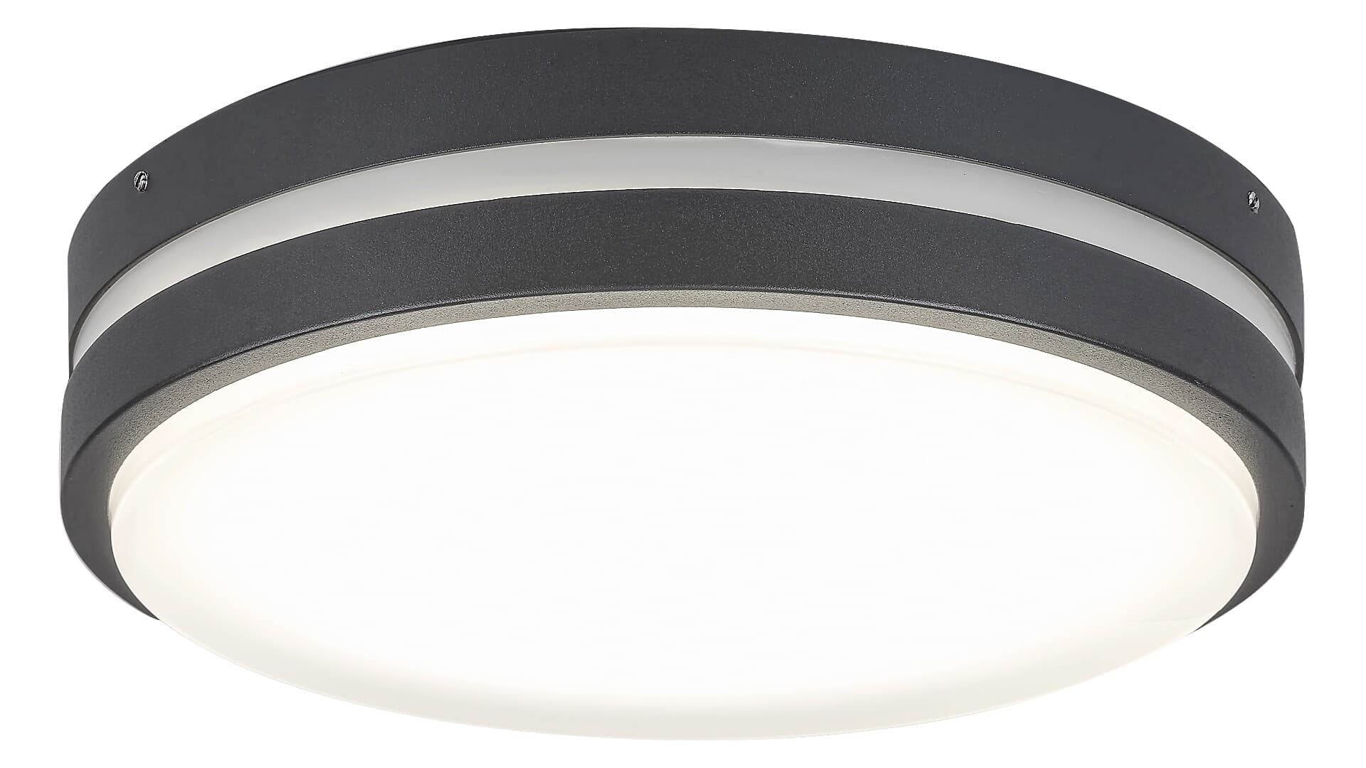 RabaLux Lampada da parete Hamburg Round Large 8848 Antracite