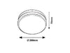RabaLux Lampada da parete Hamburg Round Small 8847 Antracite