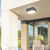 RabaLux Lampada da parete Hamburg Square Large 8850 Antracite