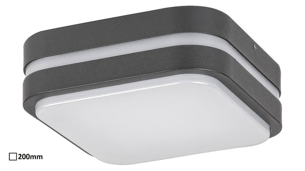 RabaLux Lampada da parete Hamburg Square Small 8849 Antracite