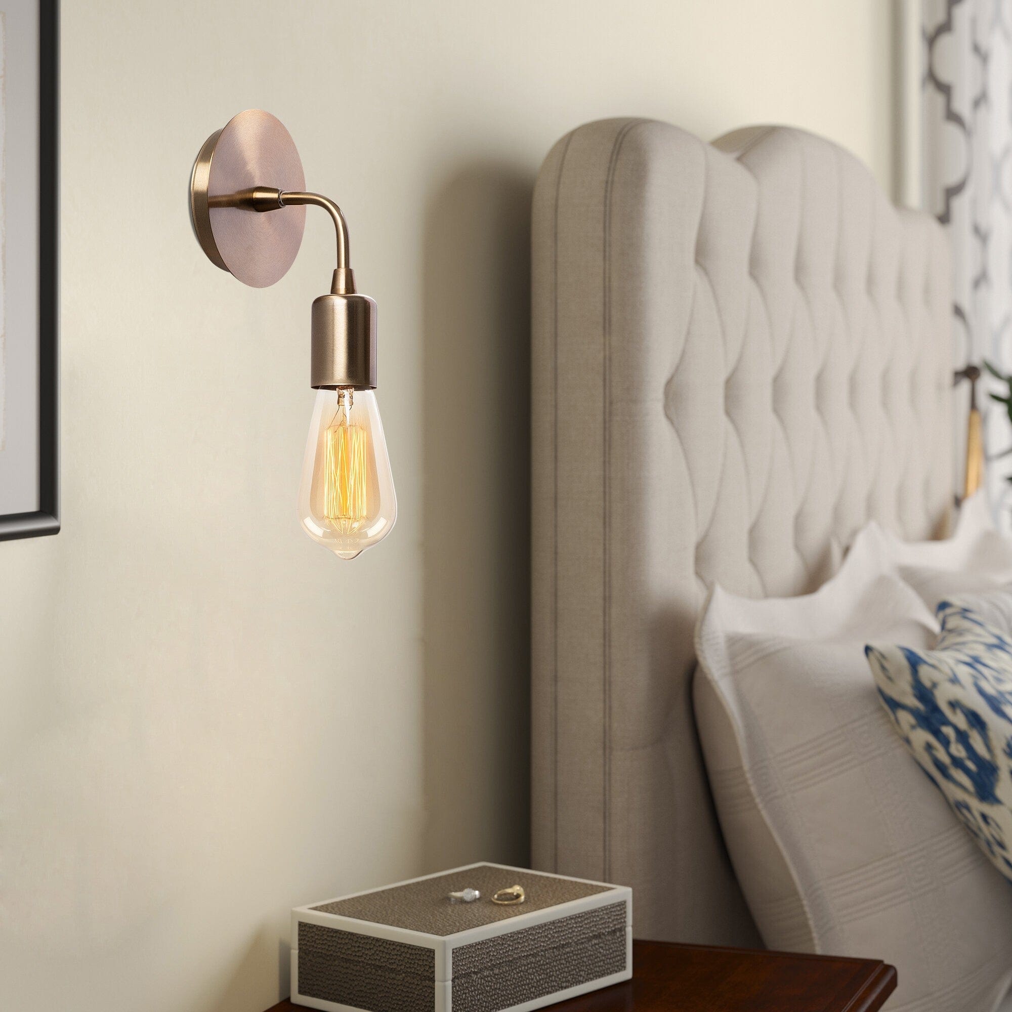 Asir Lampada da parete Harput N-1326 Ottone