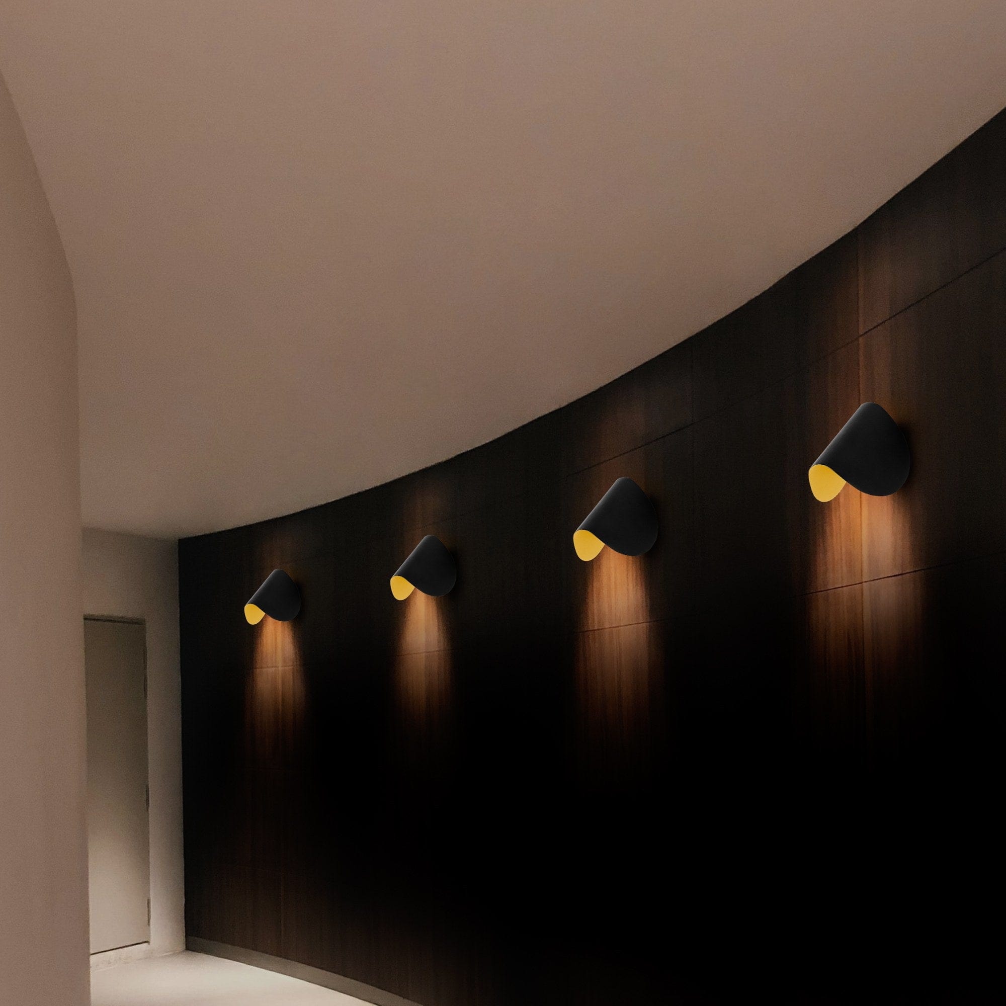 Lampada da parete Heybe 13623 Nero (2)