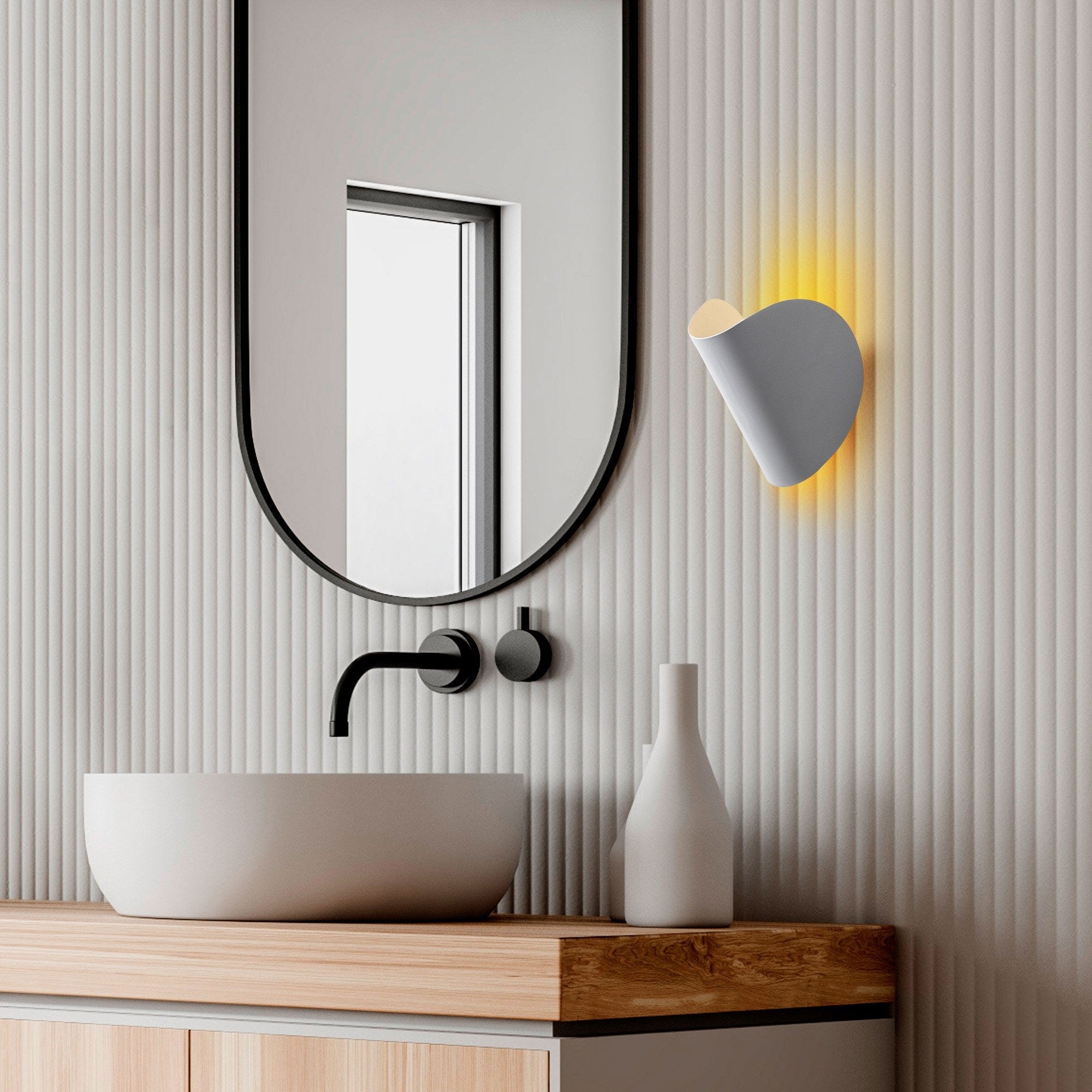 Asir Lampada da parete Heybe 13625 Grigio