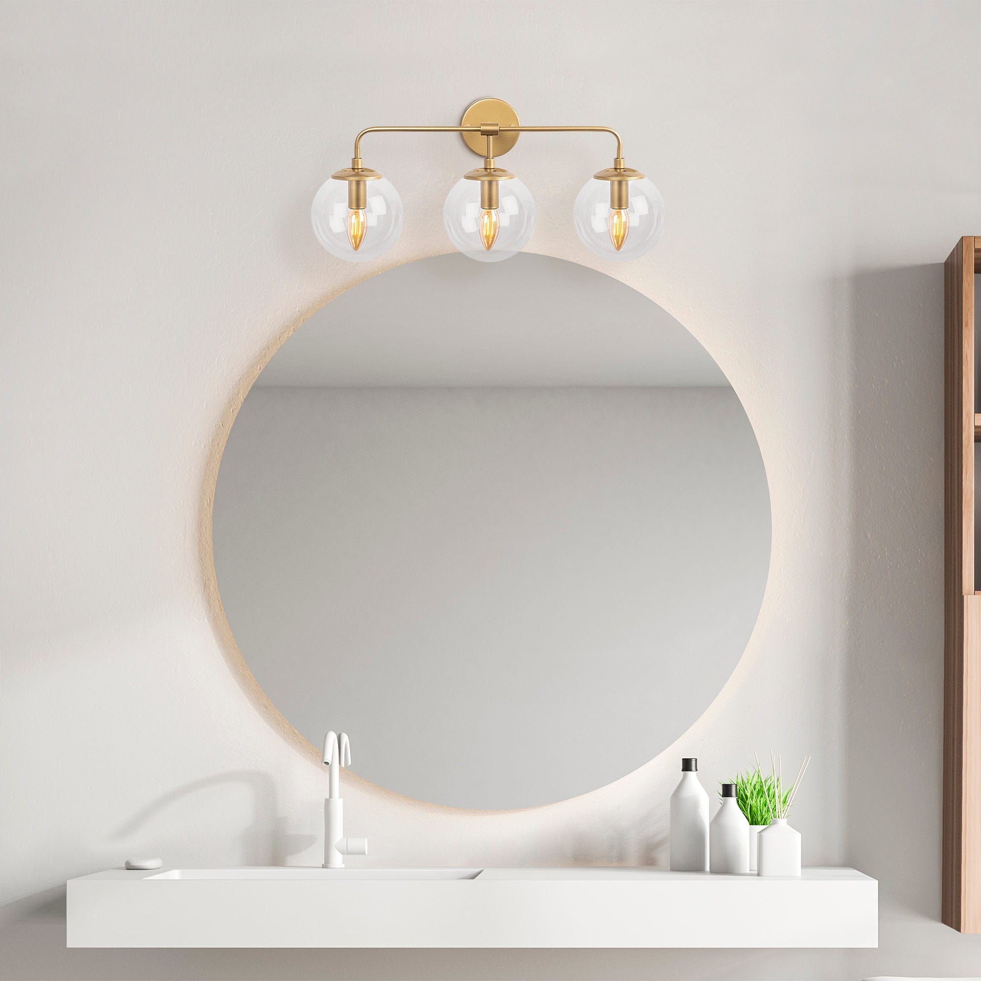 Asir Lampada da parete Horn 12206 Oro