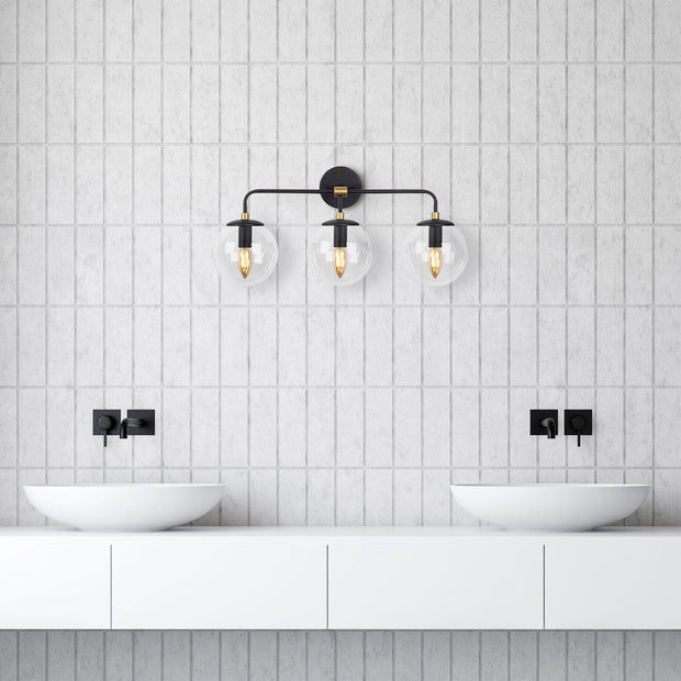 Asir Lampada da parete Horn 12208 Nero