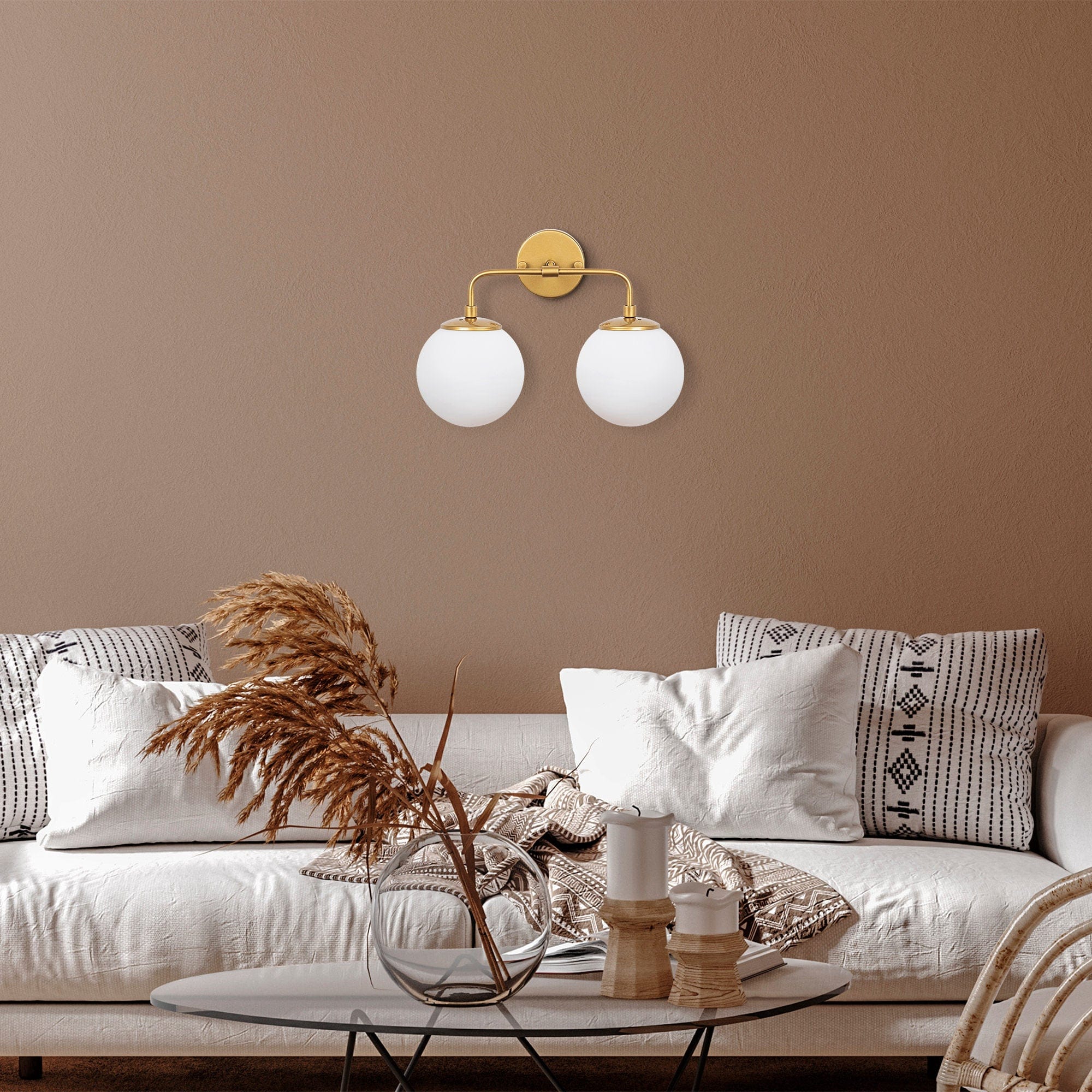 Asir Lampada da parete Horn 12210 Oro