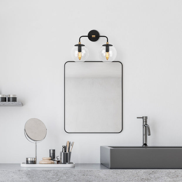 Asir Lampada da parete Horn 12213 Nero