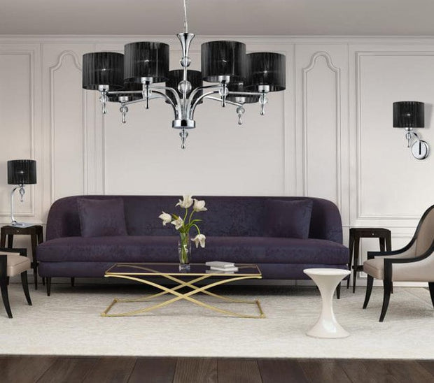 Azzarddo Lampada da parete Impress AZ0501 Nero