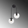 Asir Lampada da parete Jewel 10570 Nero