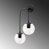 Asir Lampada da parete Jewel 10570 Nero