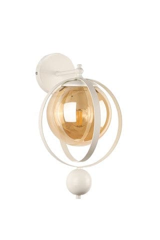 Oyo Lampada da parete Jupiter Bianco