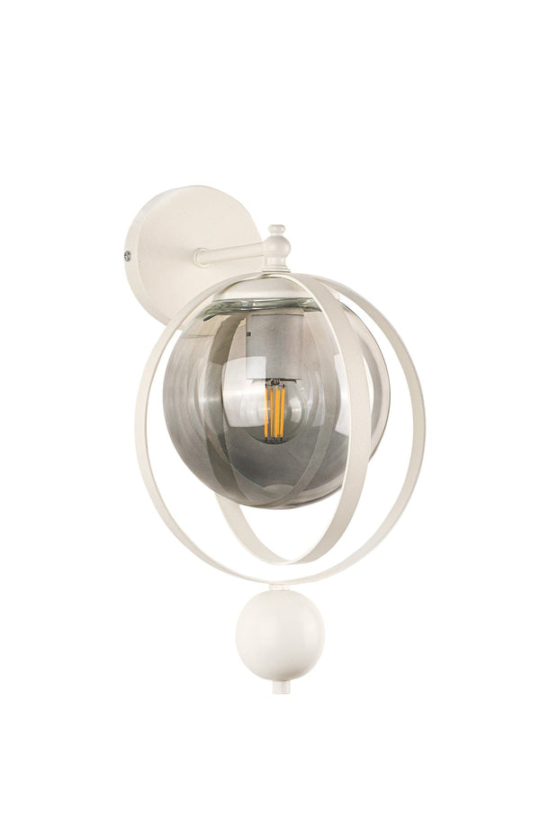 Oyo Lampada da parete Jupiter Bianco