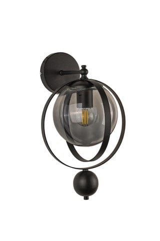 Oyo Lampada da parete Jupiter Nero