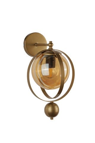 Oyo Lampada da parete Jupiter Ottone