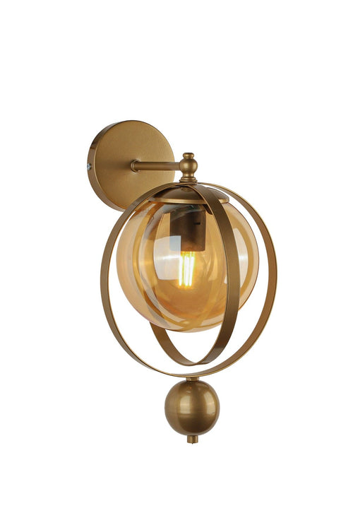 Oyo Lampada da parete Jupiter Ottone