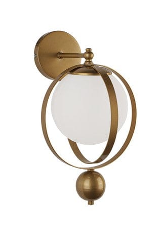 Oyo Lampada da parete Jupiter Ottone