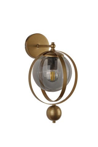 Oyo Lampada da parete Jupiter Ottone