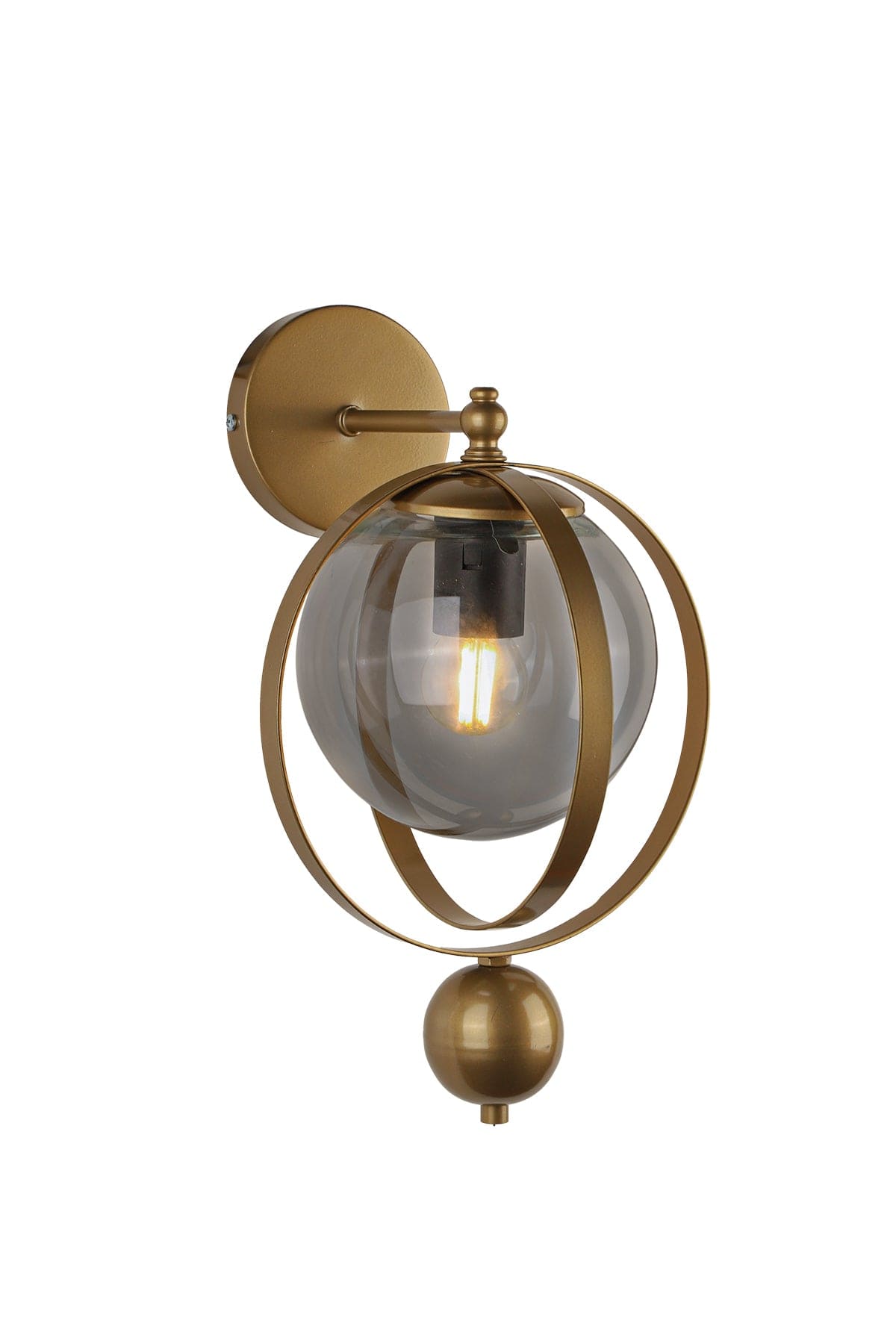 Oyo Lampada da parete Jupiter Ottone