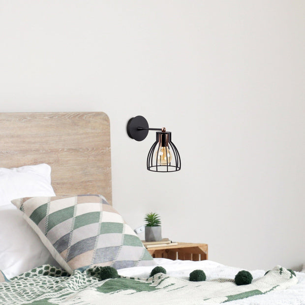 Asir Lampada da parete Kemah N-1238 Nero