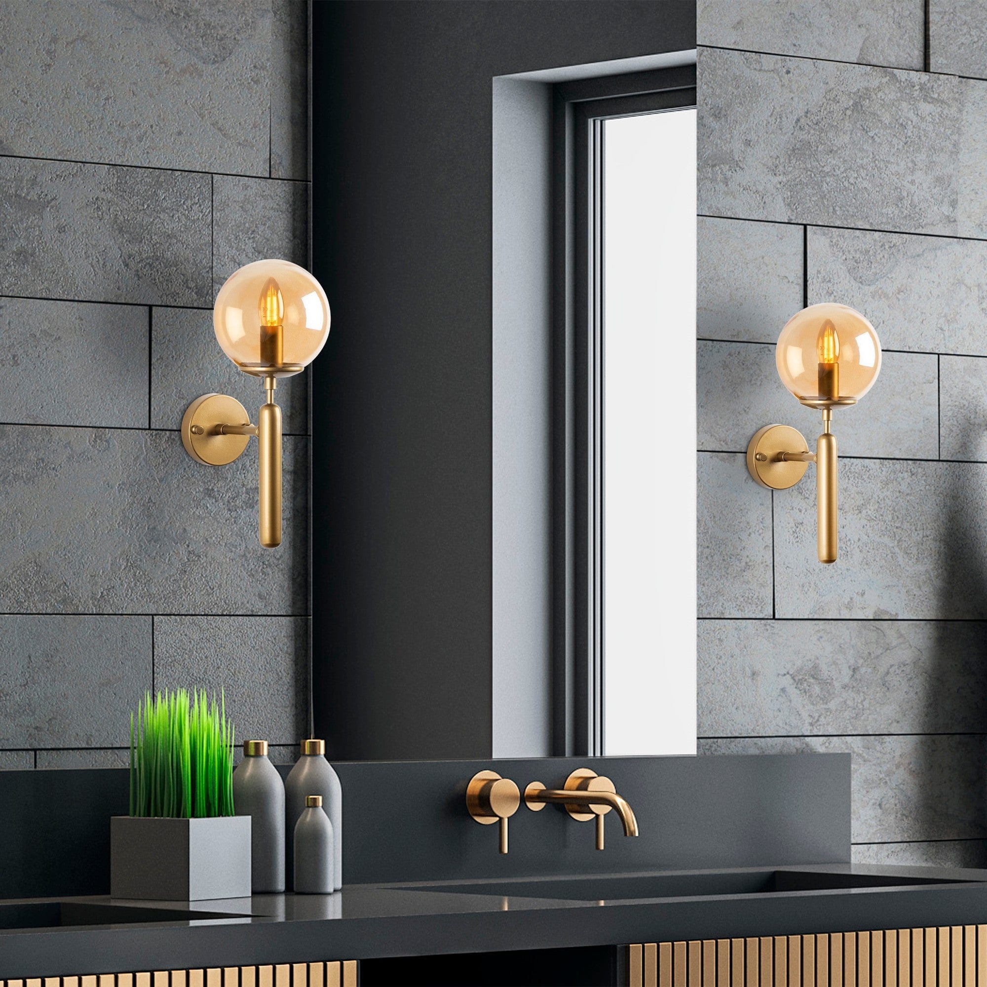 Asir Lampada da parete King 11459 Oro