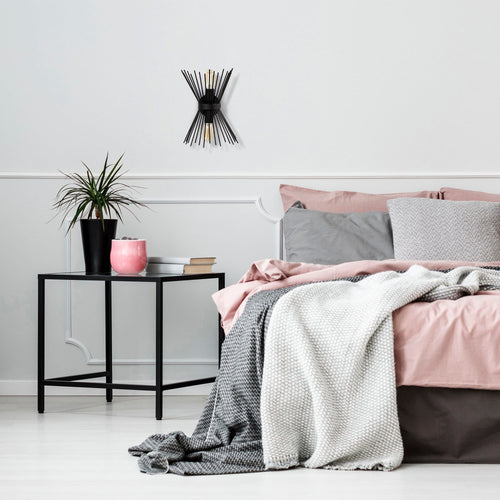 Asir Lampada da parete Kirpi 3091 Nero