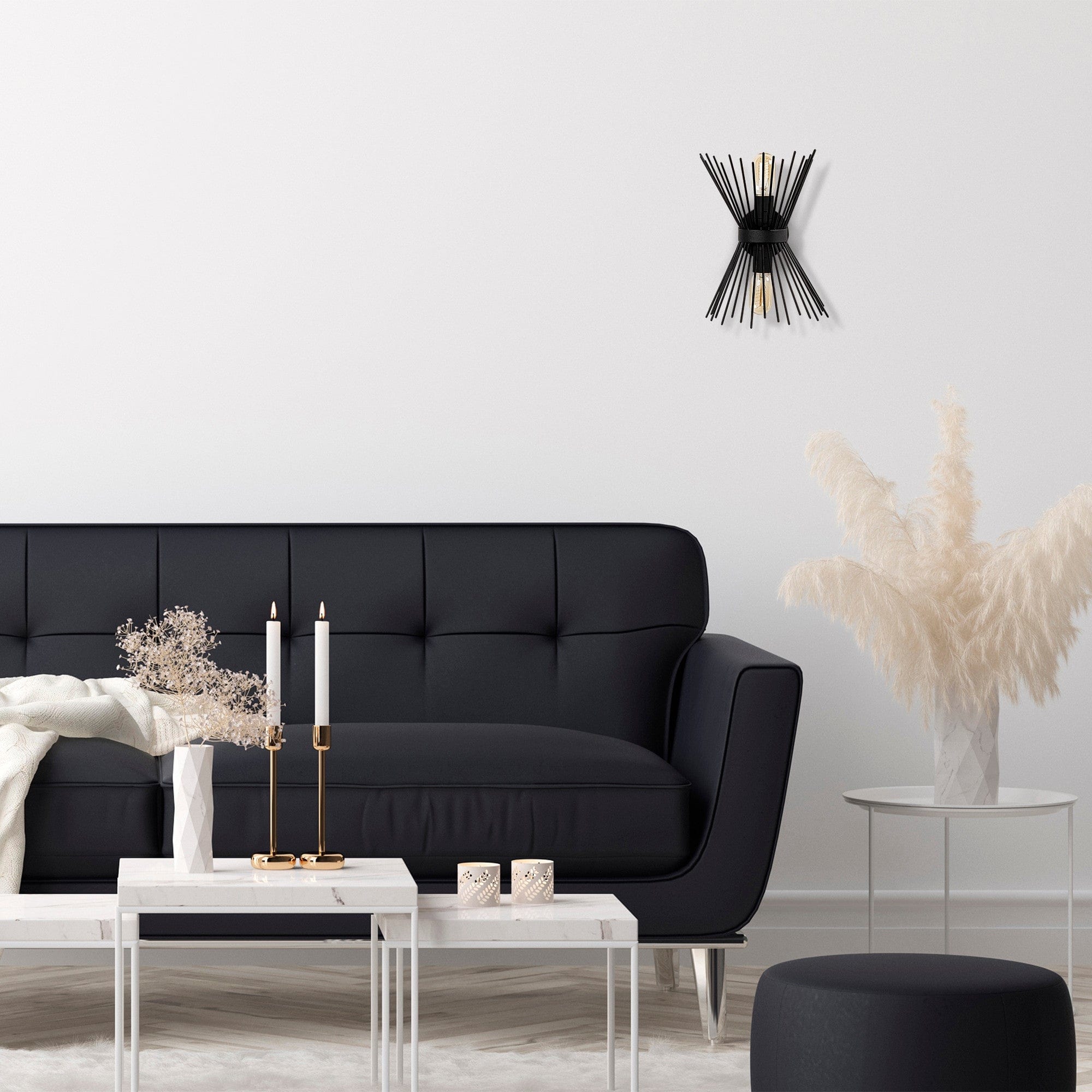 Asir Lampada da parete Kirpi 3091 Nero