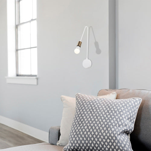 Asir Lampada da parete Kunduz 3267 Bianco