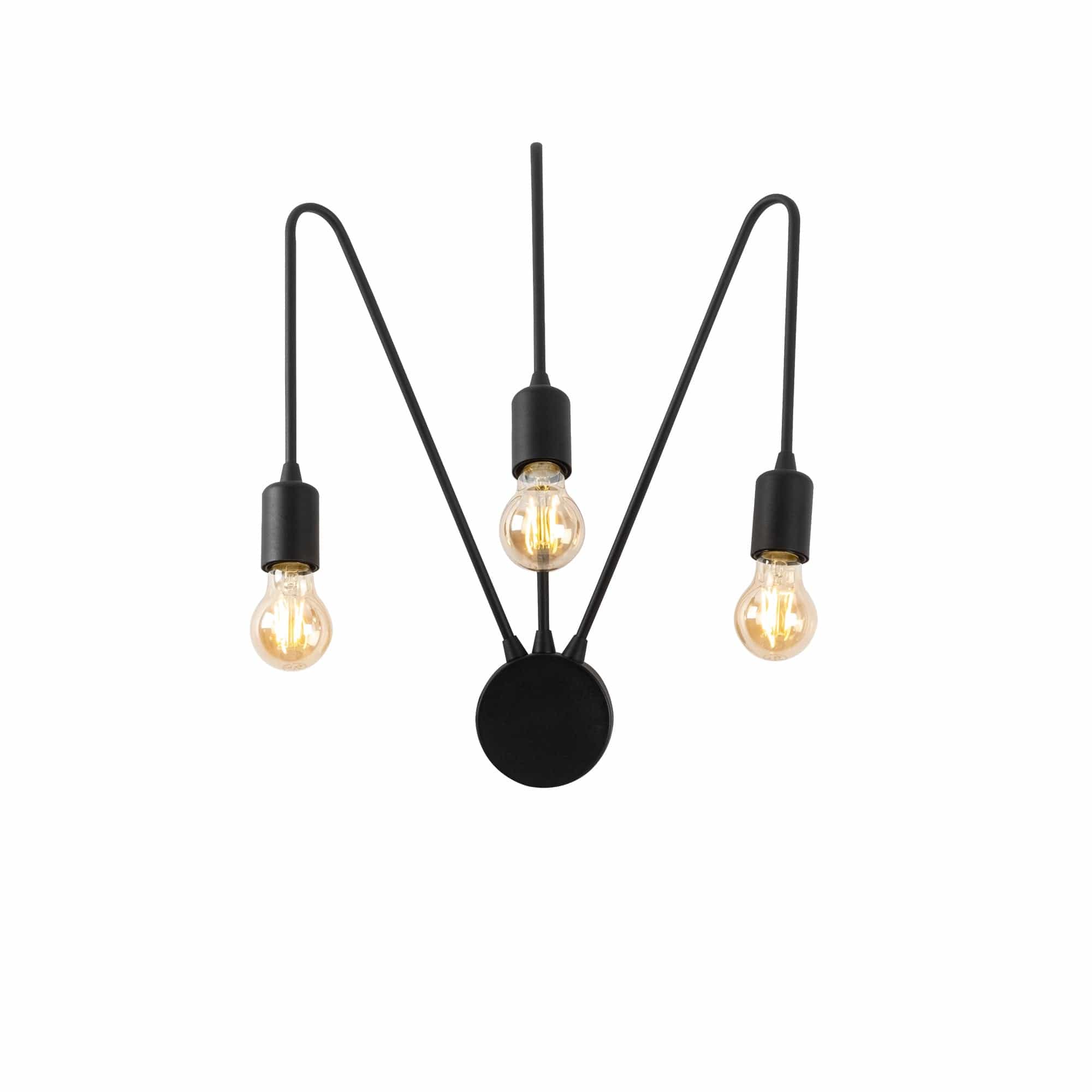 Asir Lampada da parete Kunduz 3275 Nero