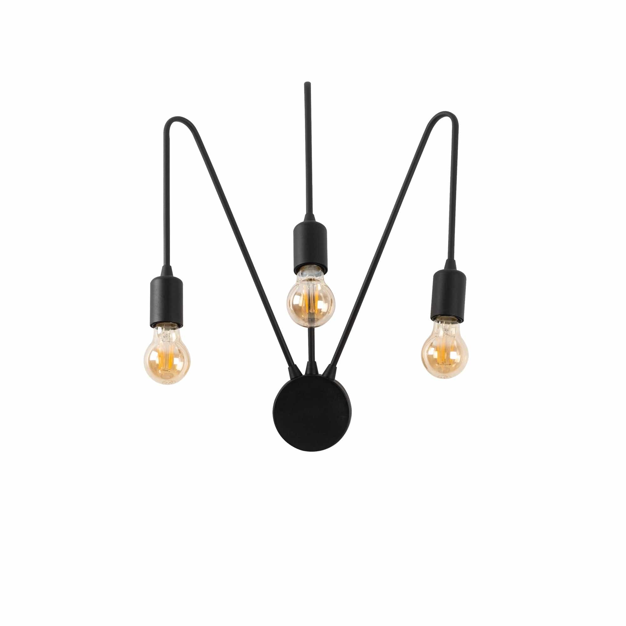 Asir Lampada da parete Kunduz 3275 Nero