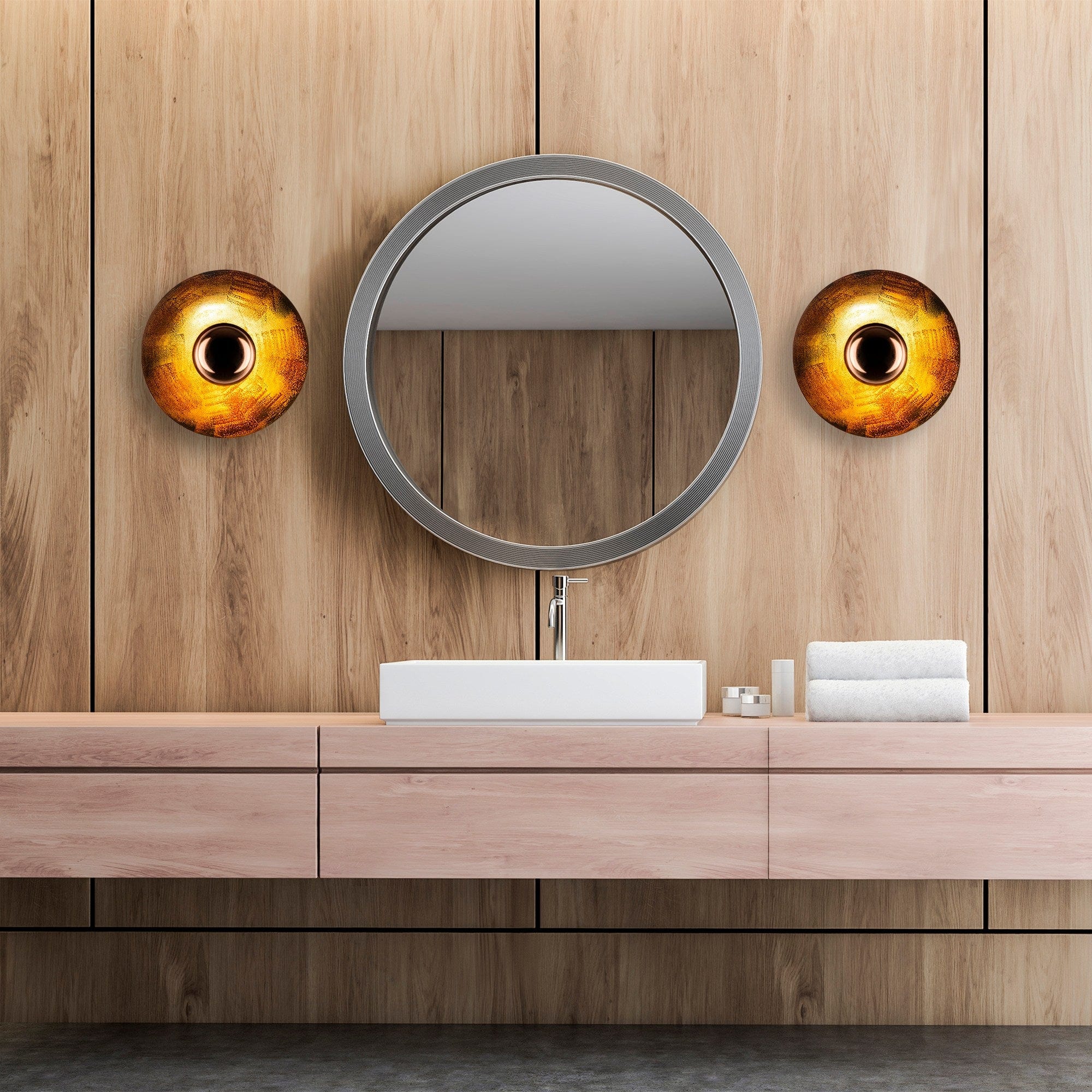 Asir Lampada da parete Kurt 13350 Rame