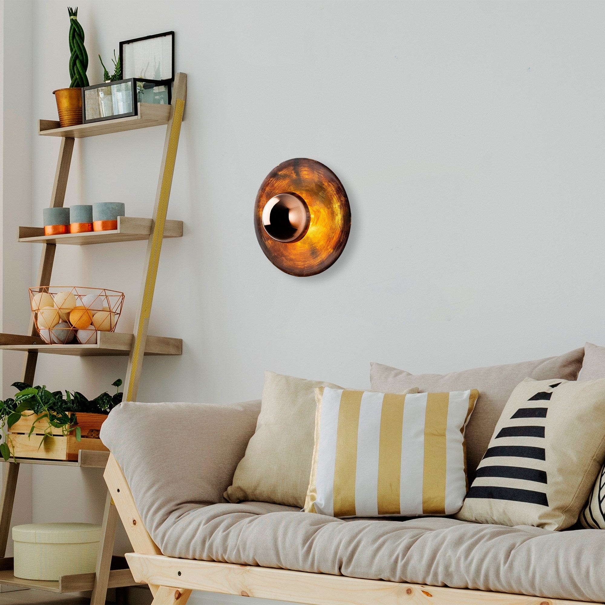 Asir Lampada da parete Kurt 13352 Rame