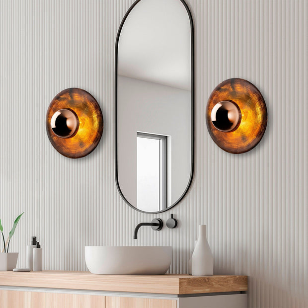 Asir Lampada da parete Kurt 13352 Rame