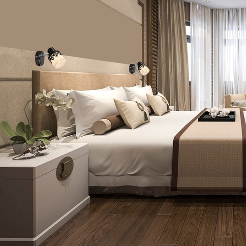 RabaLux Lampada da parete Lacey 5341 Bianco e Nero