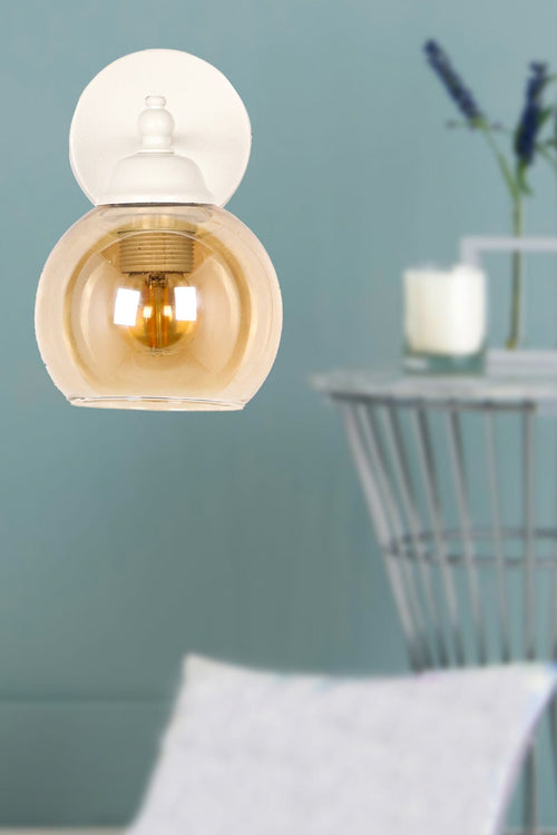 Oyo Lampada da parete Lamina Bianco