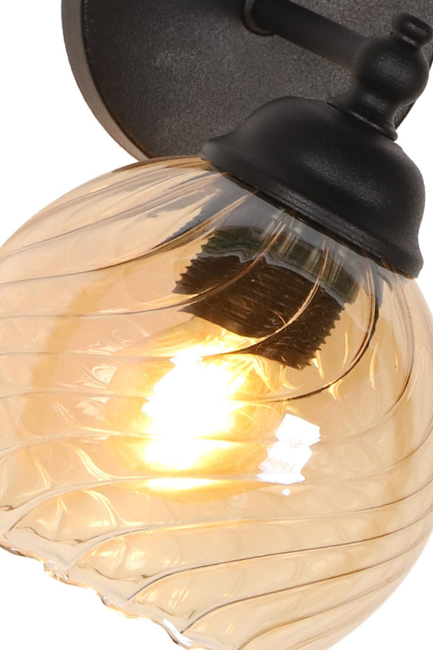 Oyo Lampada da parete Lamina Nero