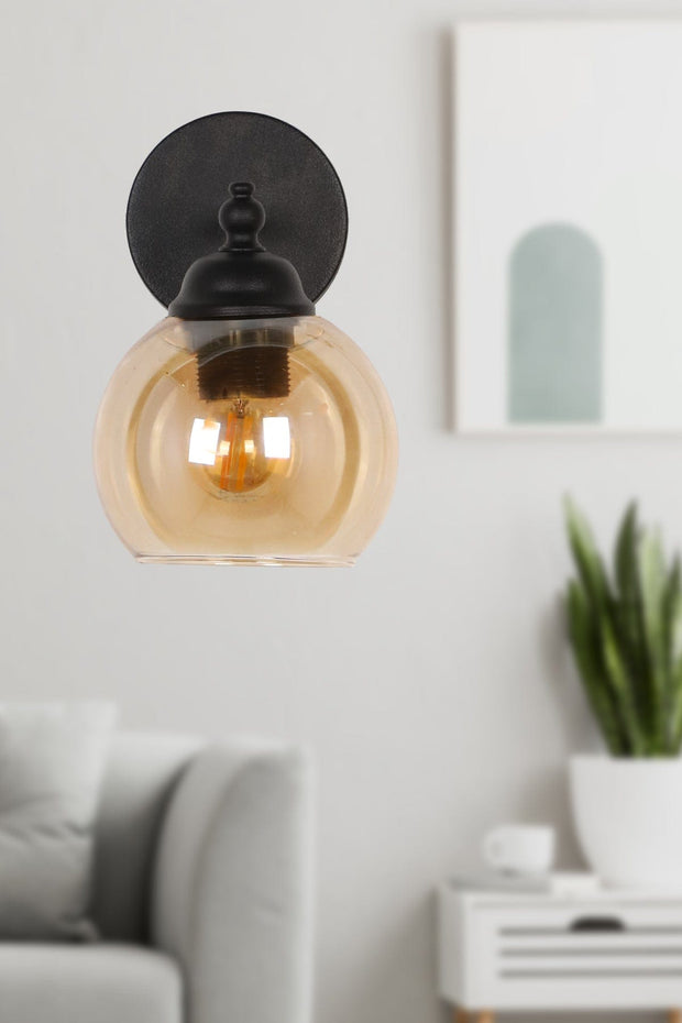 Oyo Lampada da parete Lamina Nero