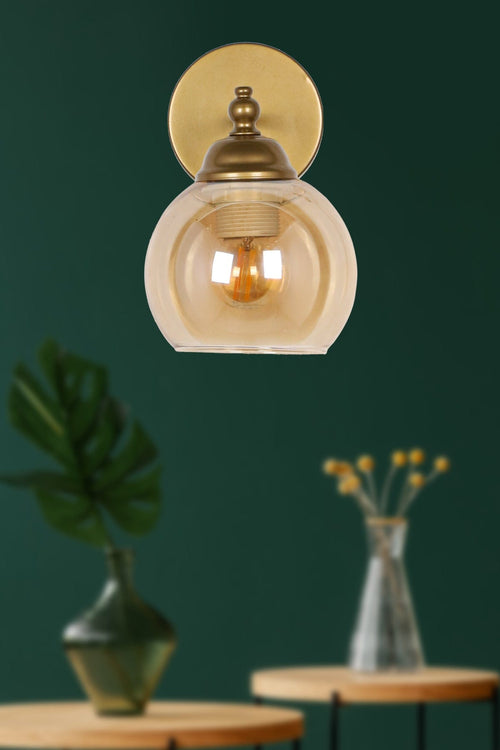 Oyo Lampada da parete Lamina Ottone