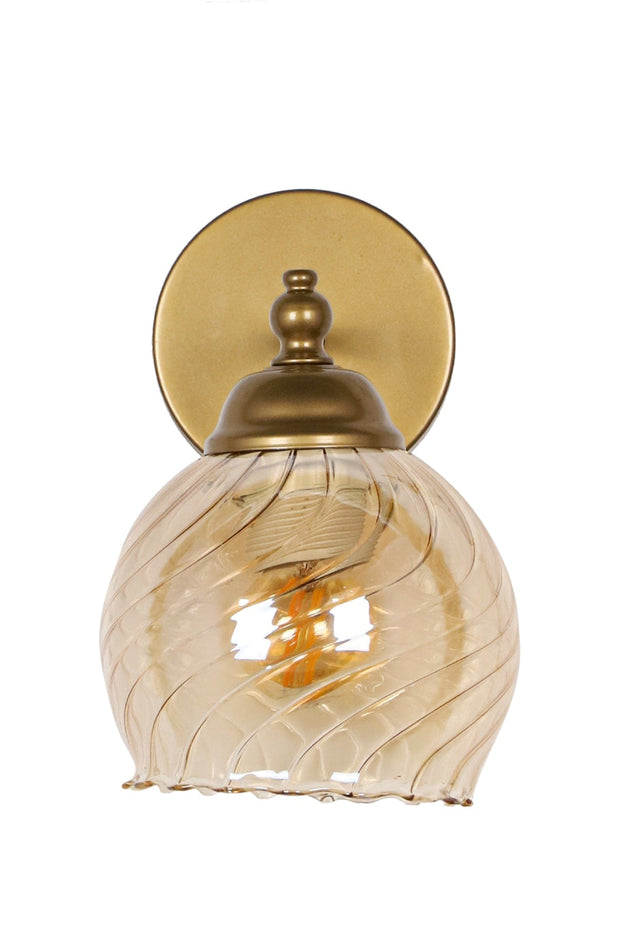 Oyo Lampada da parete Lamina Ottone