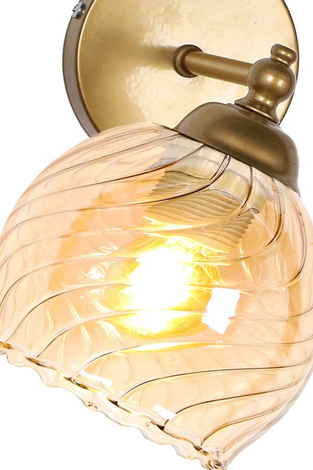 Oyo Lampada da parete Lamina Ottone