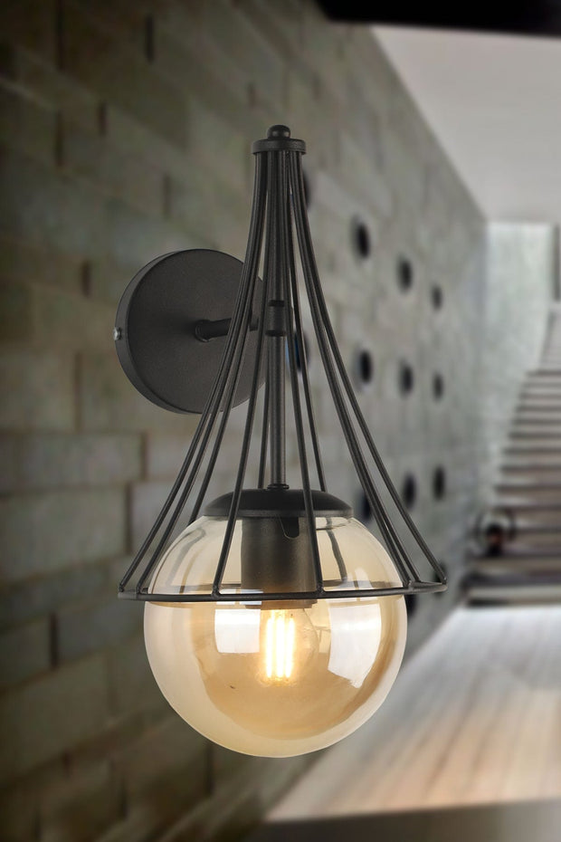Oyo Lampada da parete Lapis Nero