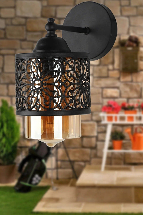 Oyo Lampada da parete Linosa Nero