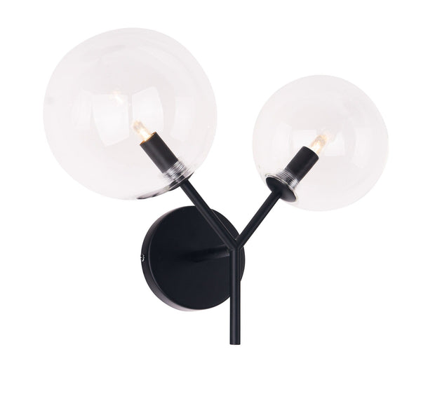Maxlight Lampada da parete Lollipop W0277 Nero