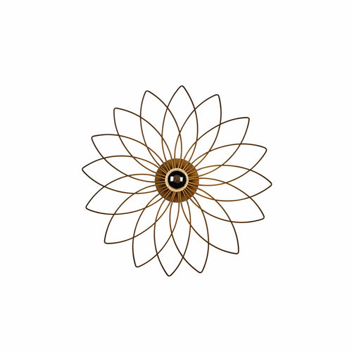 Oyo Lampada da parete Lotus Nero