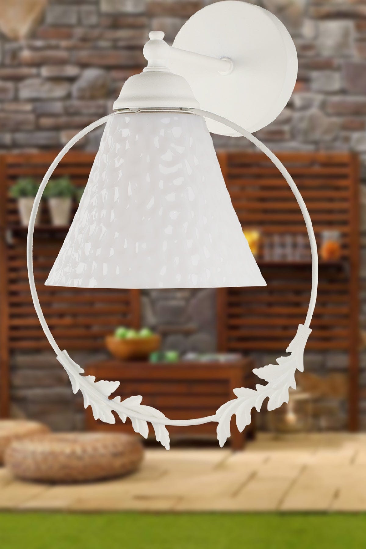 Oyo Lampada da parete Lutuf Bianco