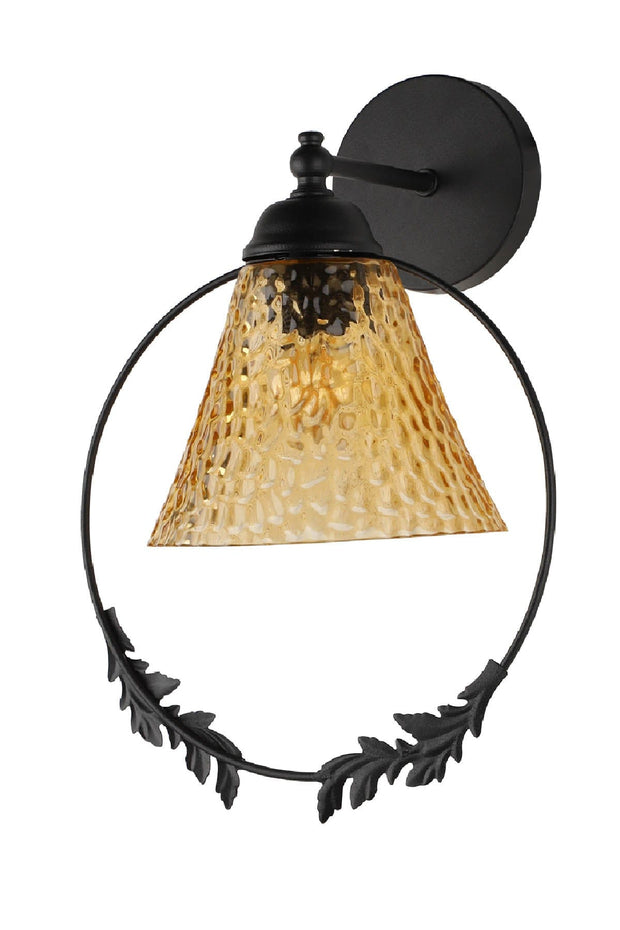 Oyo Lampada da parete Lutuf Nero