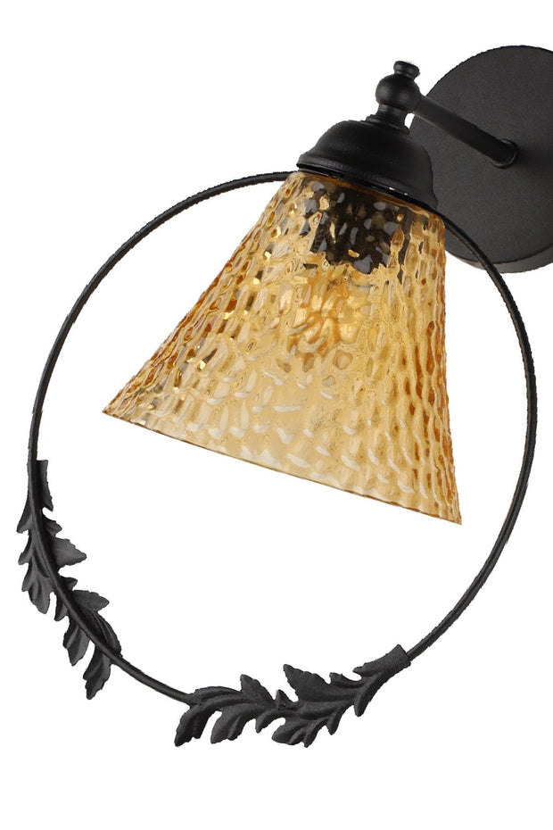 Oyo Lampada da parete Lutuf Nero