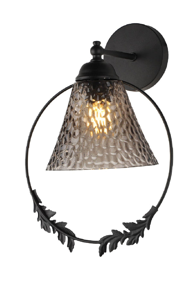 Oyo Lampada da parete Lutuf Nero