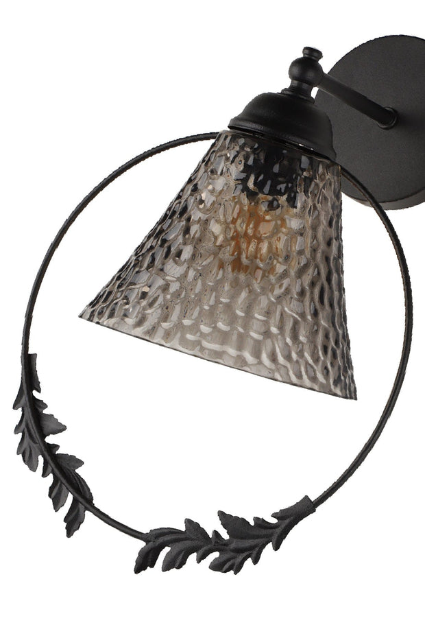 Oyo Lampada da parete Lutuf Nero