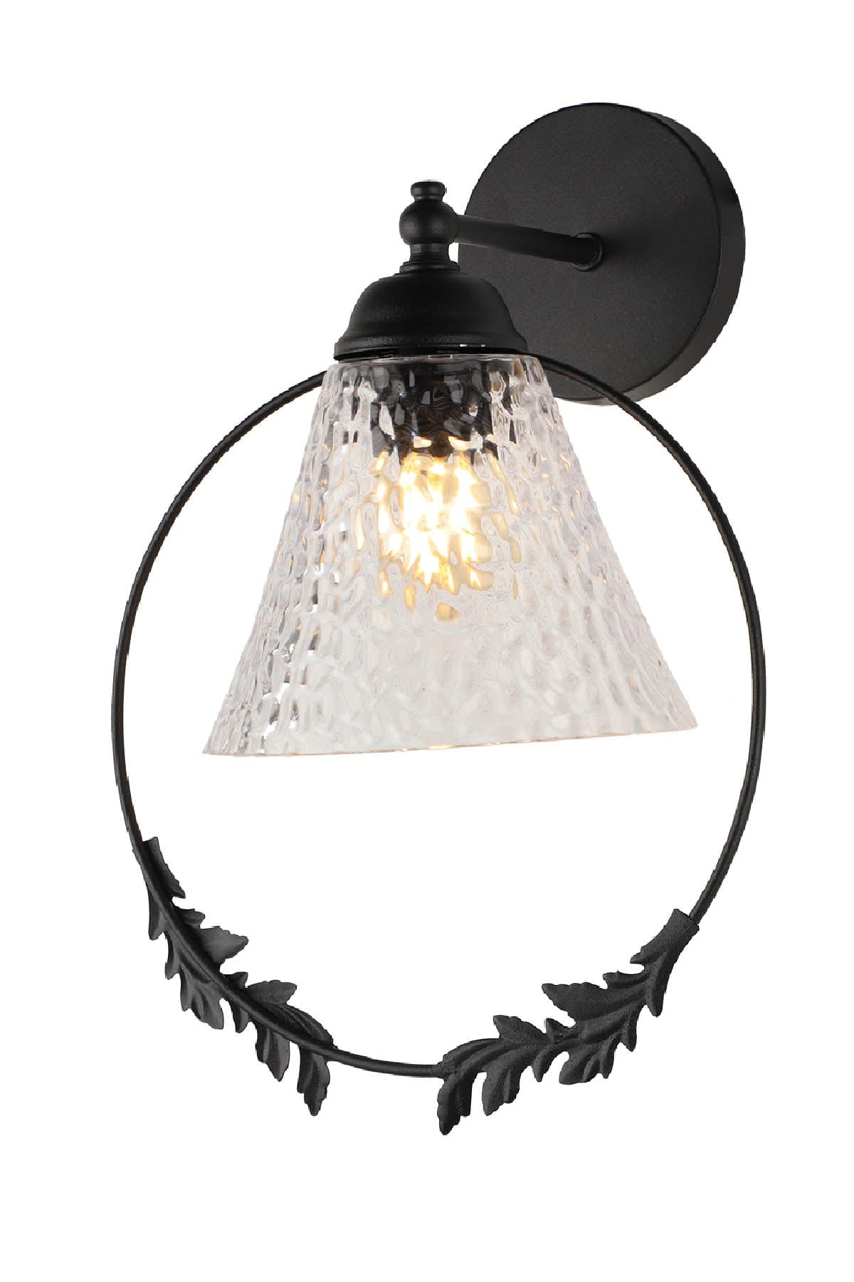 Oyo Lampada da parete Lutuf Nero